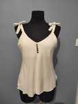 Biały top, włoski, bluzka, XS/S, 34/36
