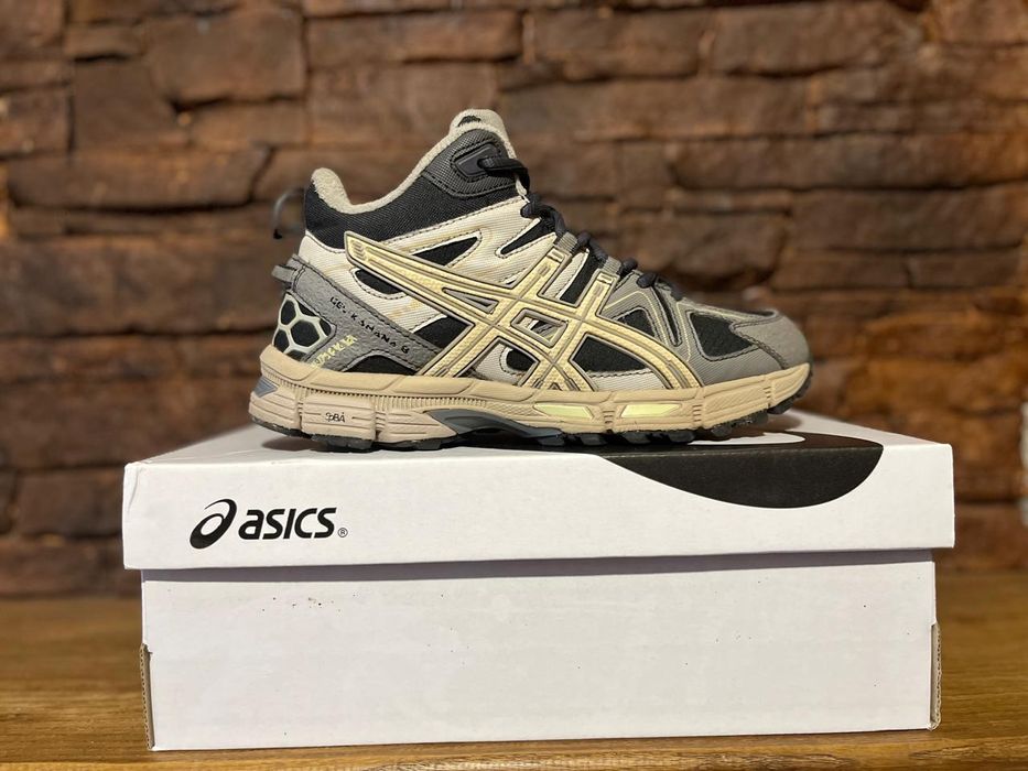 Asics Gel Kahana 8 High Grey Black С МЕХОМ