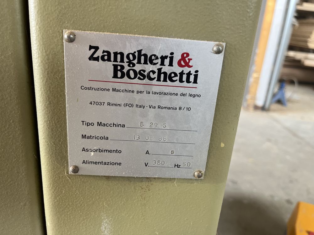 Wiertarka wielowrzecionowa Zangheri & Boschetti B29S – 380V