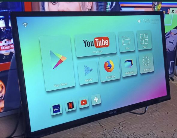 Hitachi 32 cale WI FI Tuner cyfrowy:Dvbt-2 H.265 -Nowy standard !