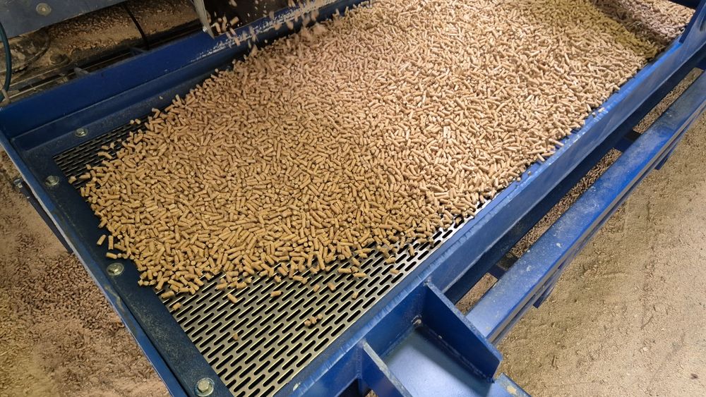 Przesiewacz wibracyjny chłodnica pelletu peletu wibrator sortownik