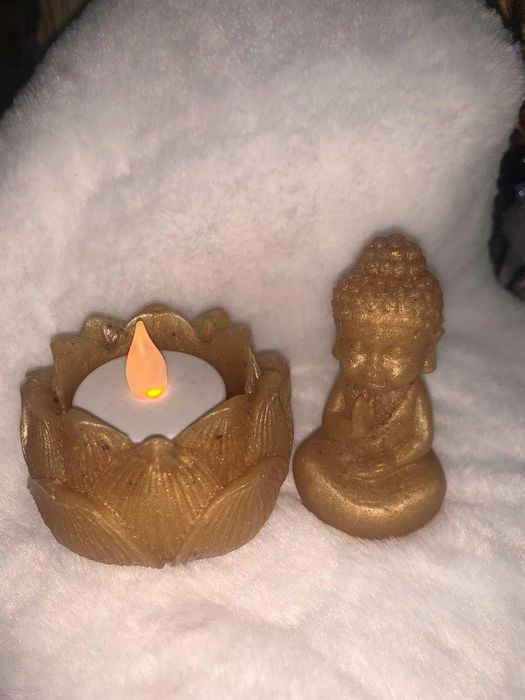 Buda, com flor de Lótus sabonetes