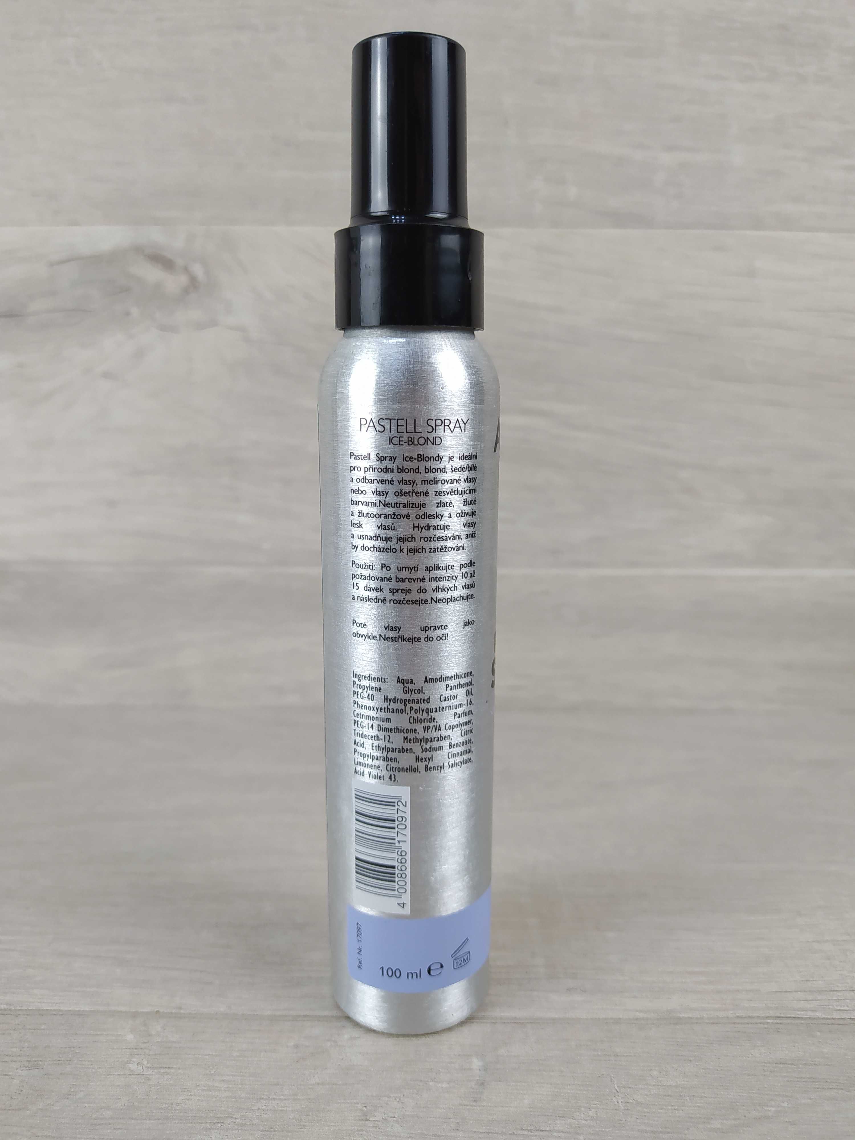 Alcina Pastel Spray Ice Blond Spray do pielęgnacji OPIS