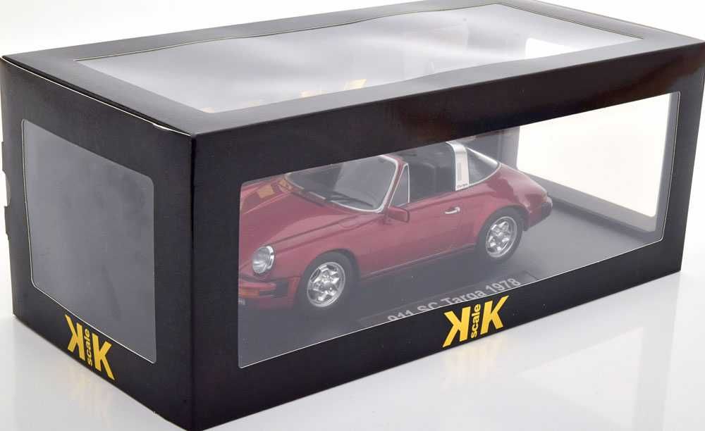 Model 1:18 KK-Scale Porsche 911 SC Targa 1978 red metallic
