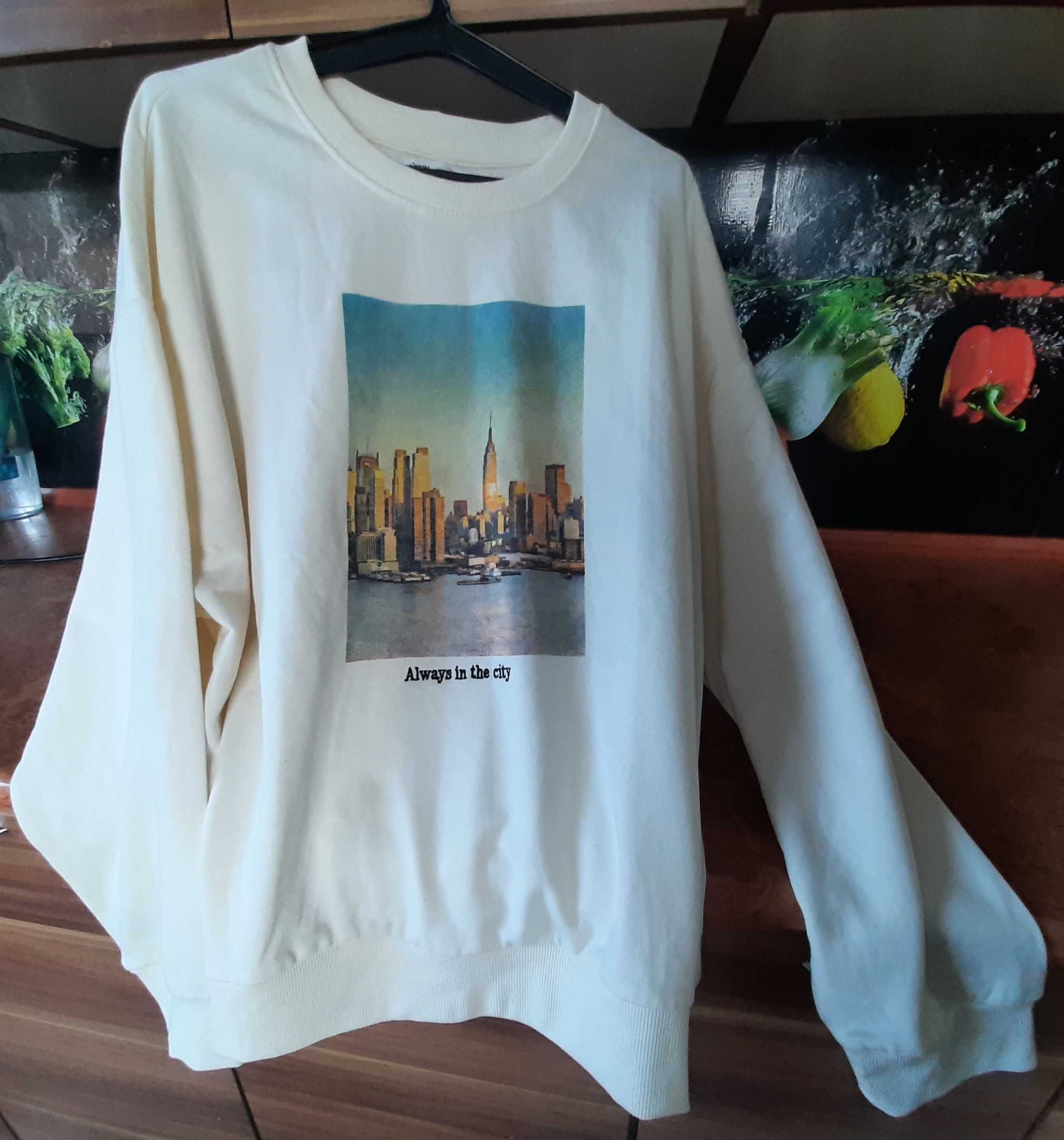 Nowa bluza damska ocieplana rozmiar L