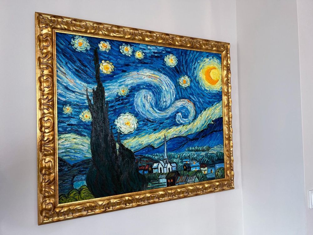 Obraz Gwieździsta noc reprodukcja Vincet van gogh