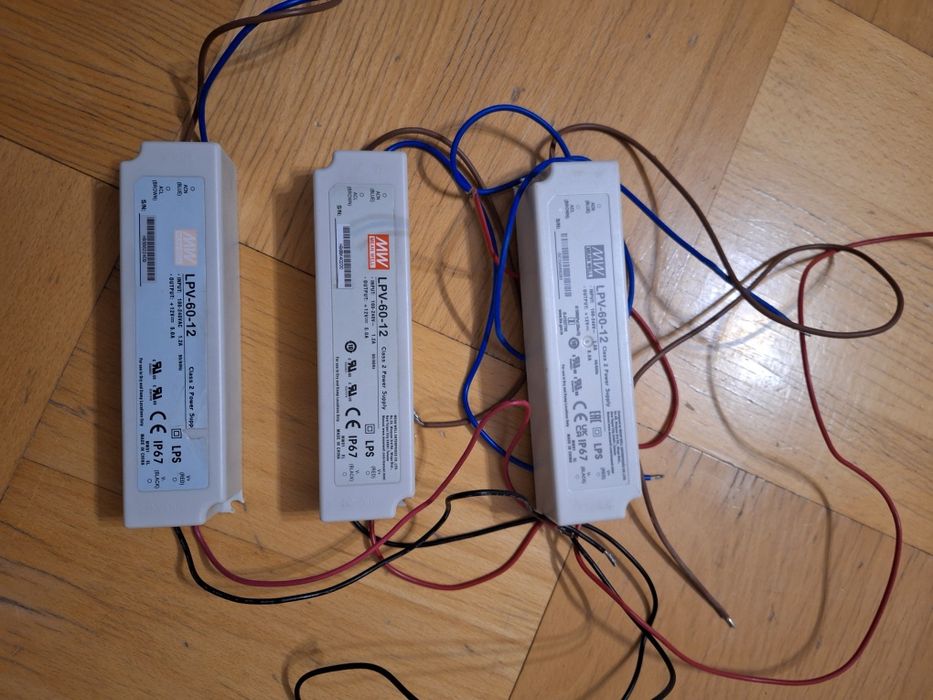 Zasilacze Led 12V różne rodzaje