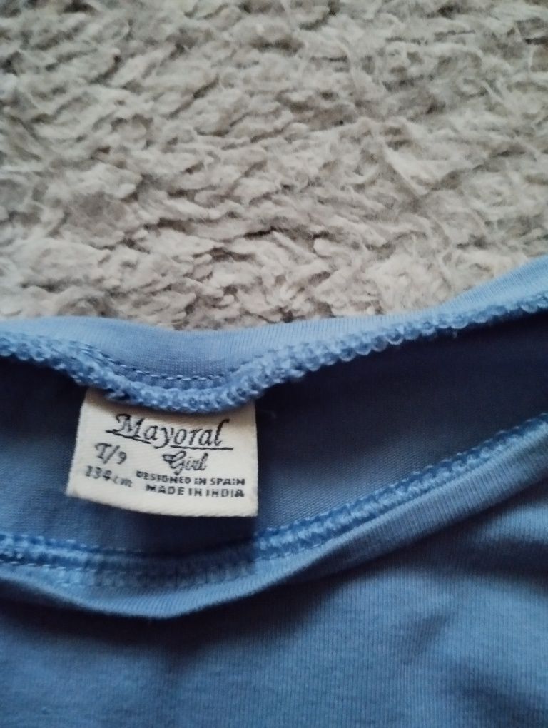 Śliczna bawełniana bluzeczka Mayoral rozmiar 134