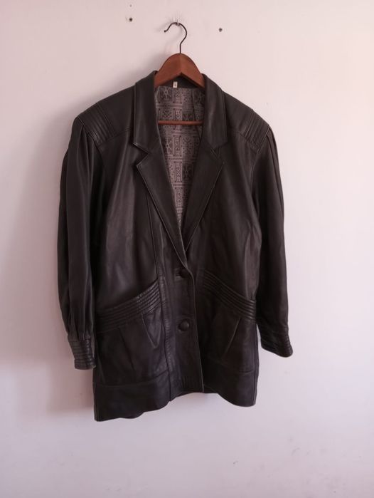 Casaco de Cabedal Made in Marrocos Tamanho L