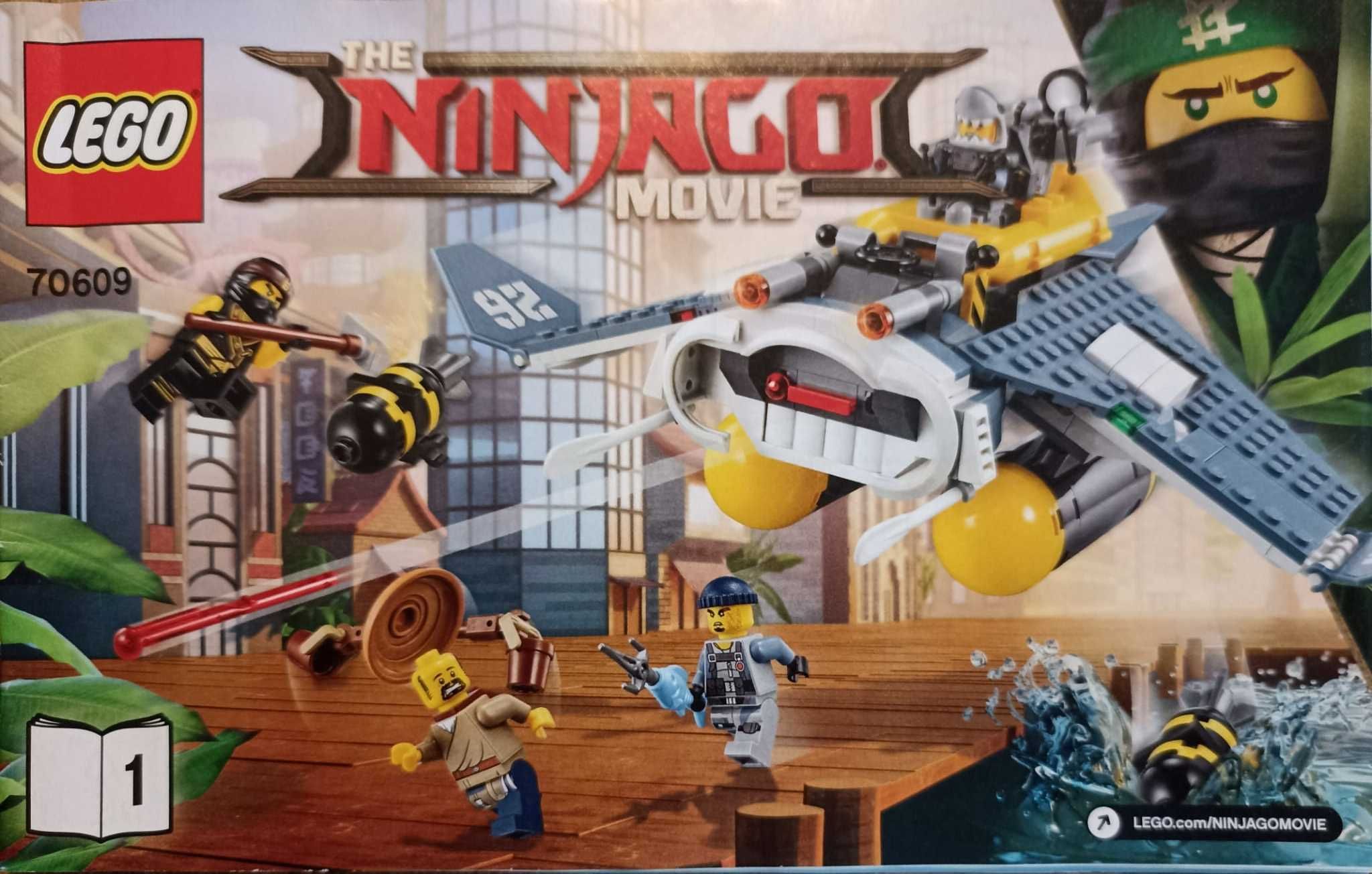 LEGO Ninjago 70609 Bombowiec Manta Ray (100% kompletny)