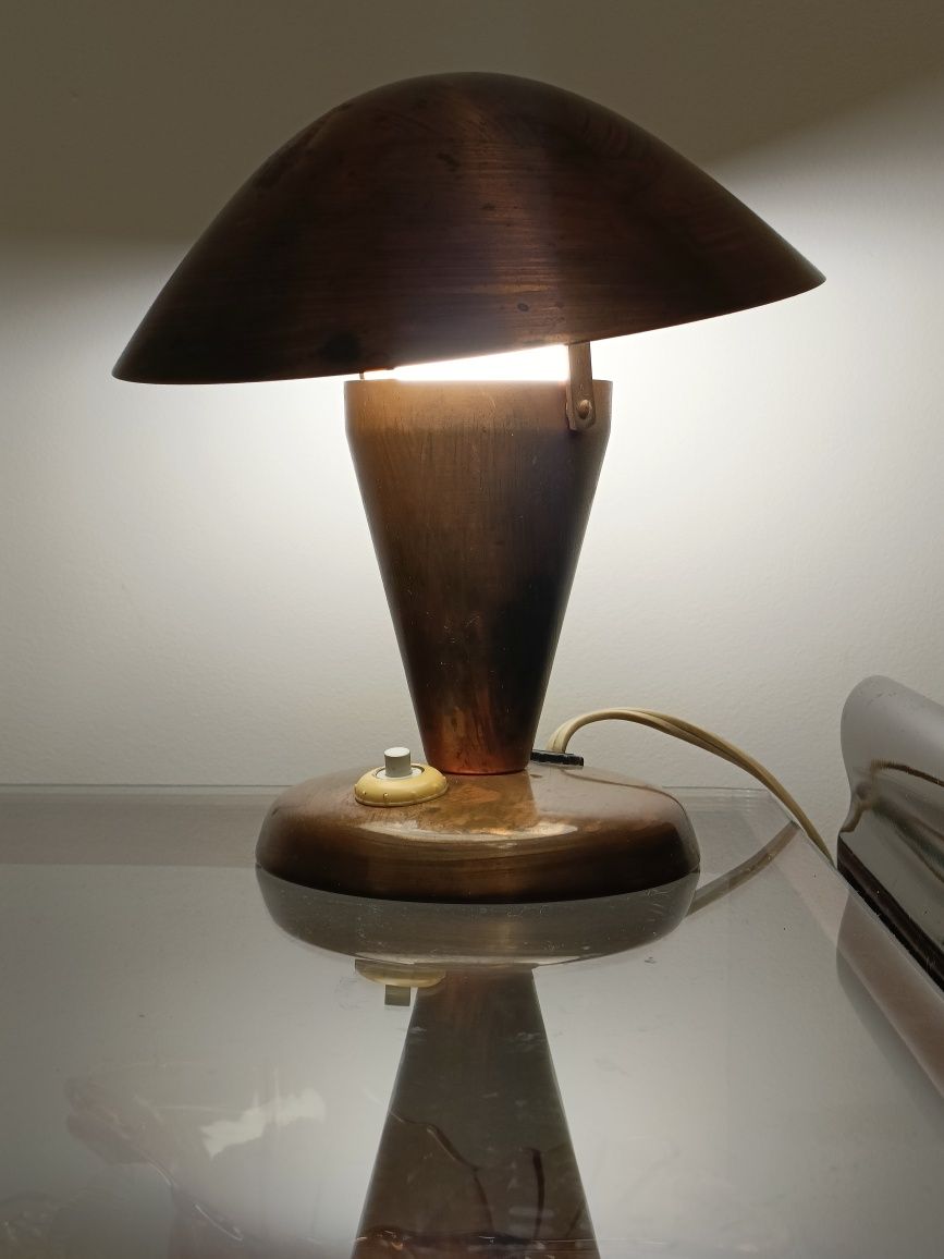 Lampka nocna Hurka Napako Bauhaus Czechosłowacja