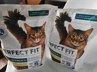 2 x Perfect Fit 750 g sucha karma dla kota nowe opakowania