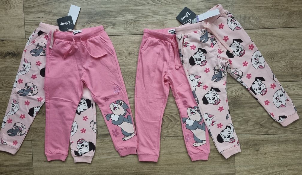 2 x 2-pak Spodnie dresowe dla dziewczynki rozm. 104 / Disney / Sinsay