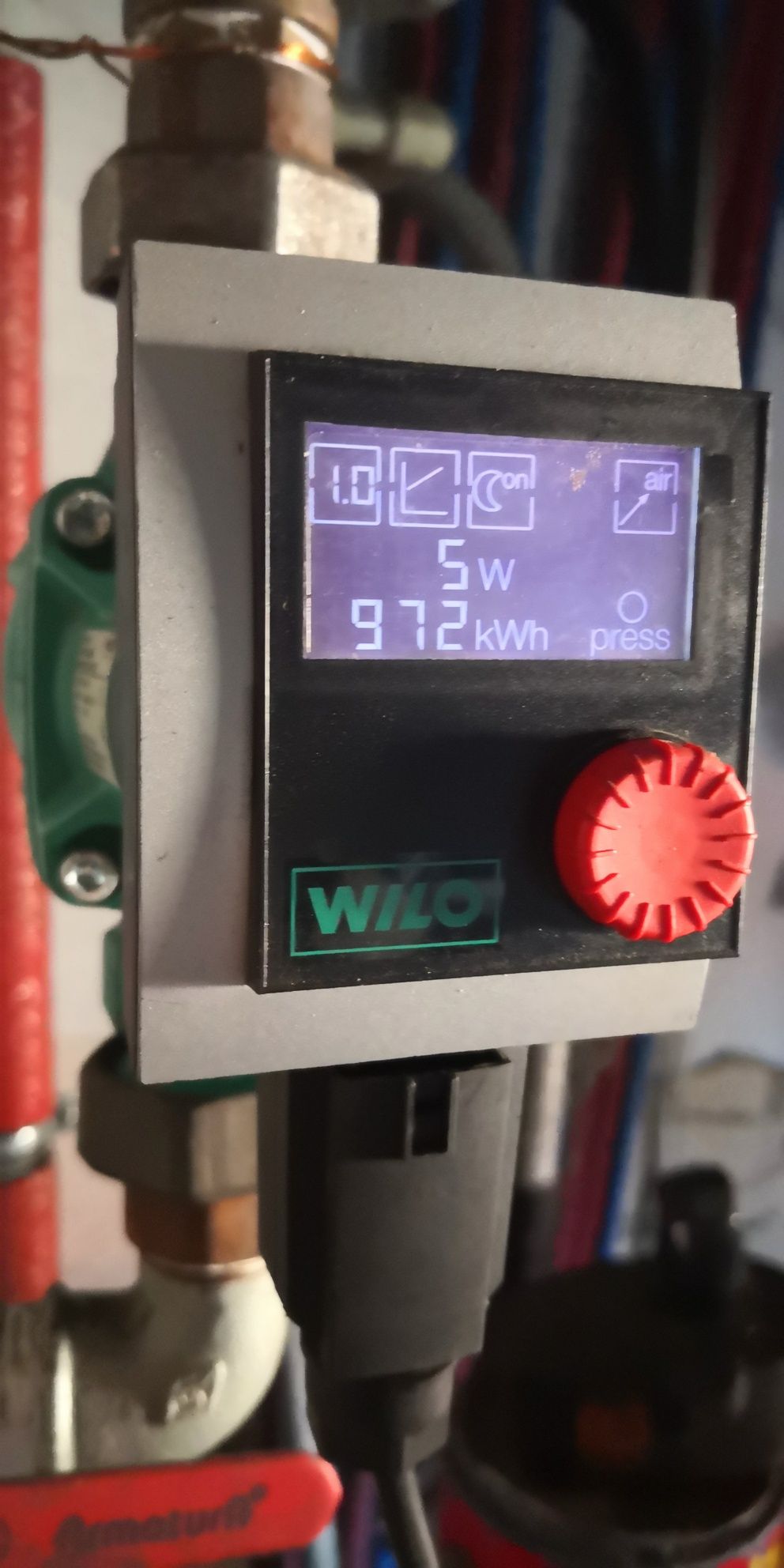 Pompka wody CO Wilo 25/1-6 France elektroniczna pełna regulacja