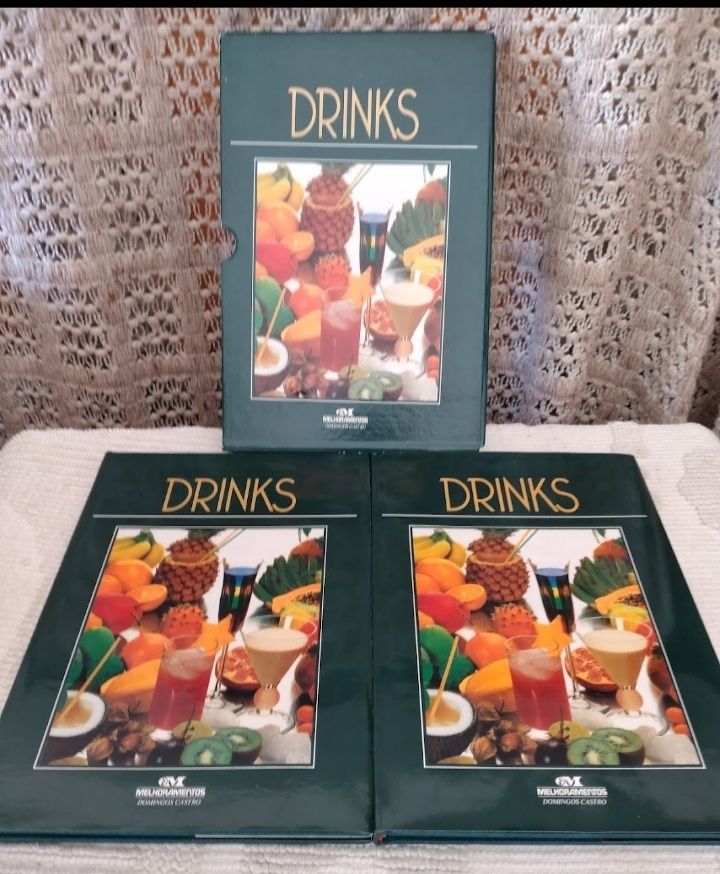 Drinks - 3 livros novos na caixa original