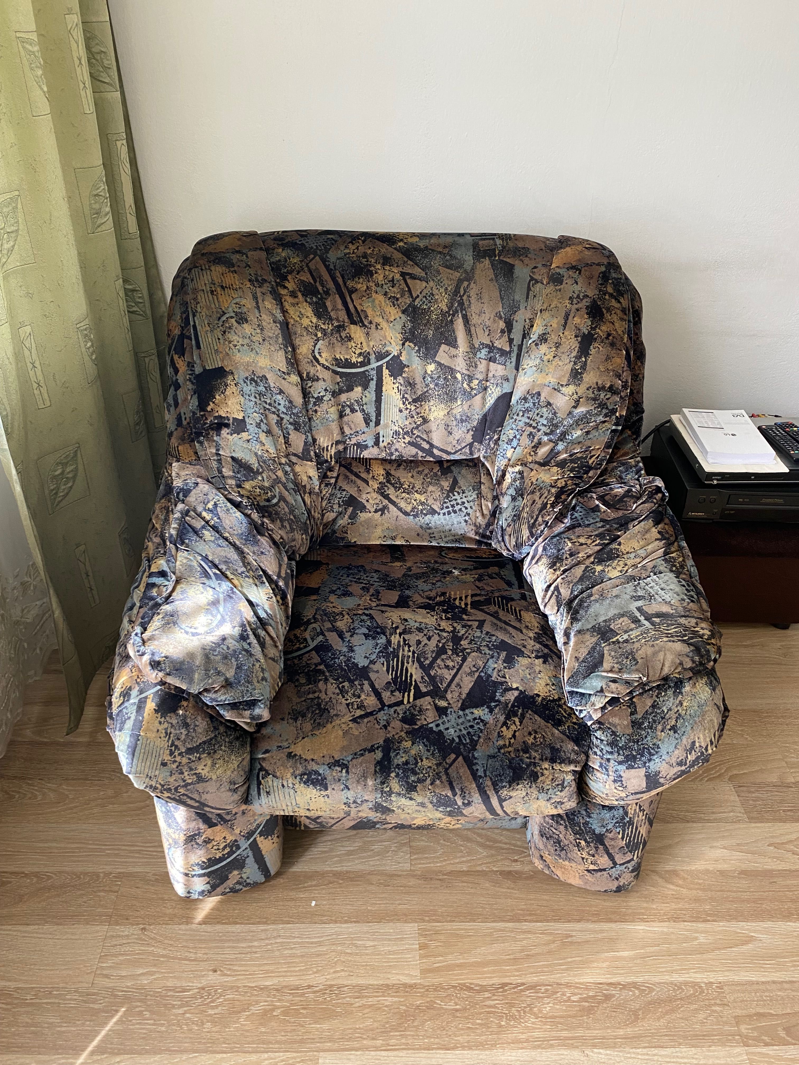 Sofa rozkładana + fotel