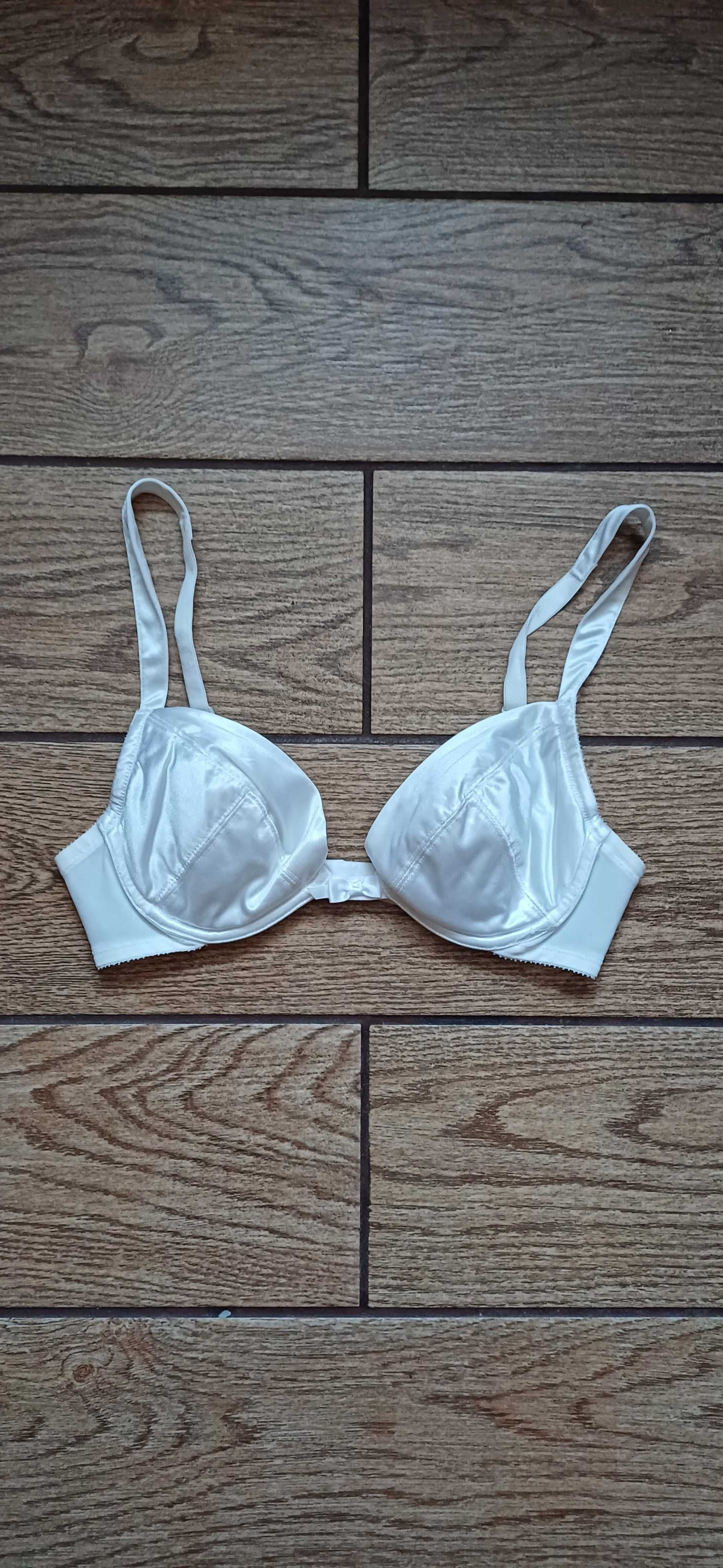 Biały# kremowy biustonosz Wonderbra r. 70 C