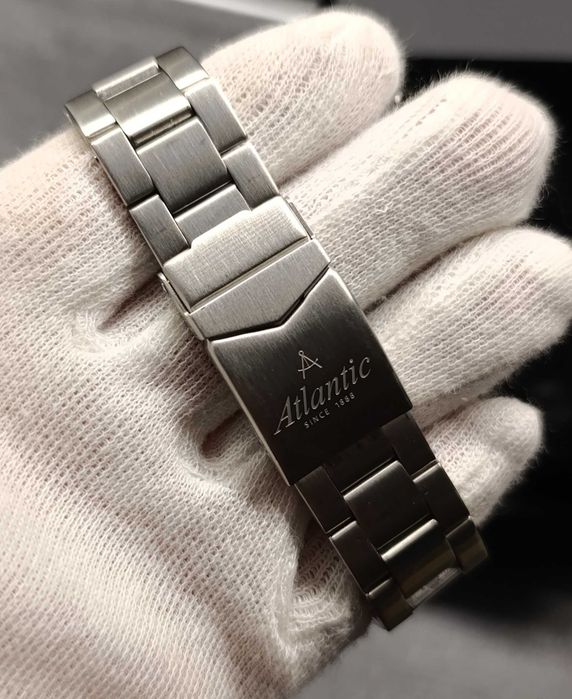 Piękny zegarek męski Atlantic Seaflight, szafir, praktycznie nowy!