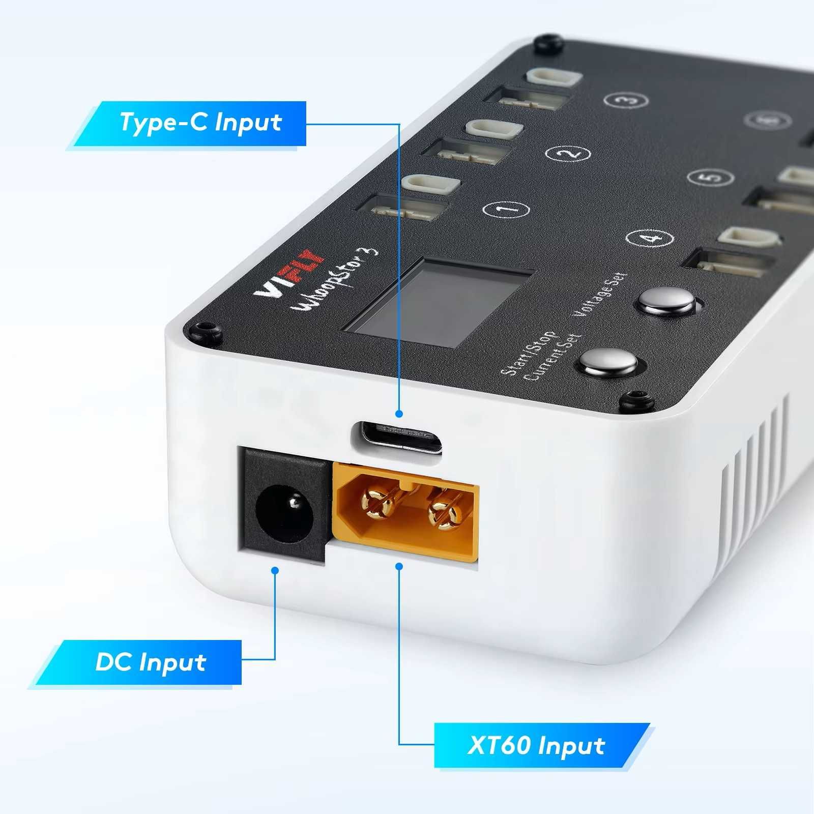 Зарядний пристрій ViFly WhoopStor 3, 6x1S
