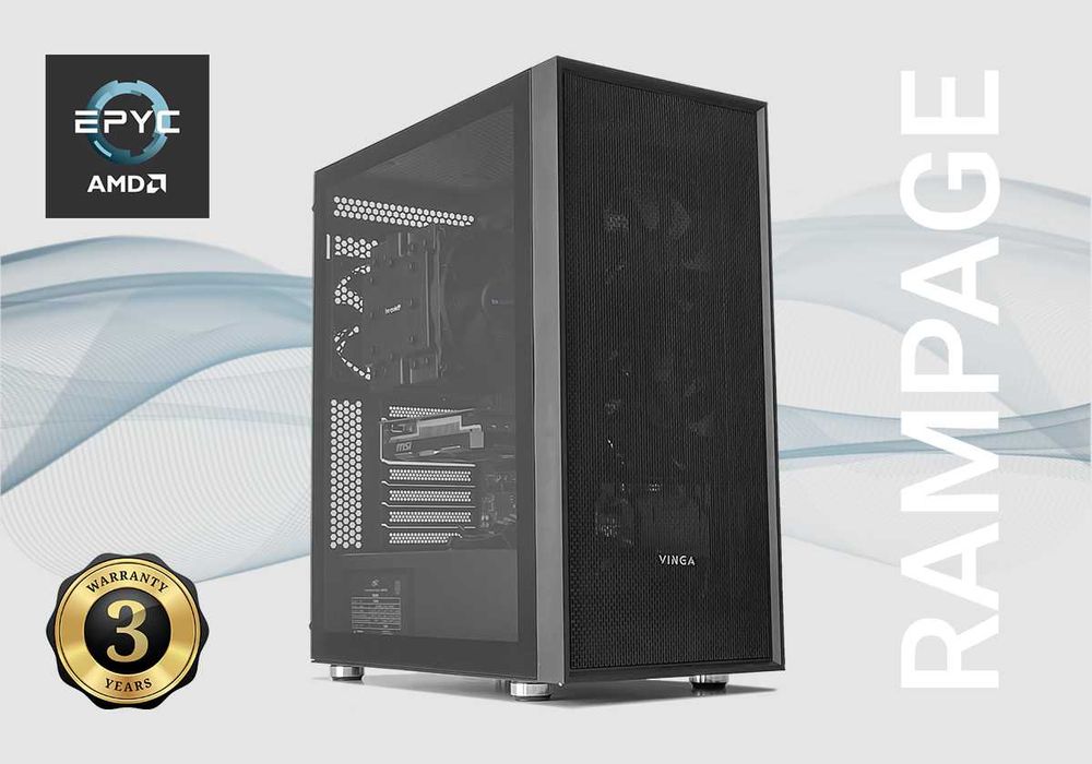 СЕРВЕР / 128-256 ядер / AMD Epyc 9754 ES / DDR5 192 GB / SSD 2 TB