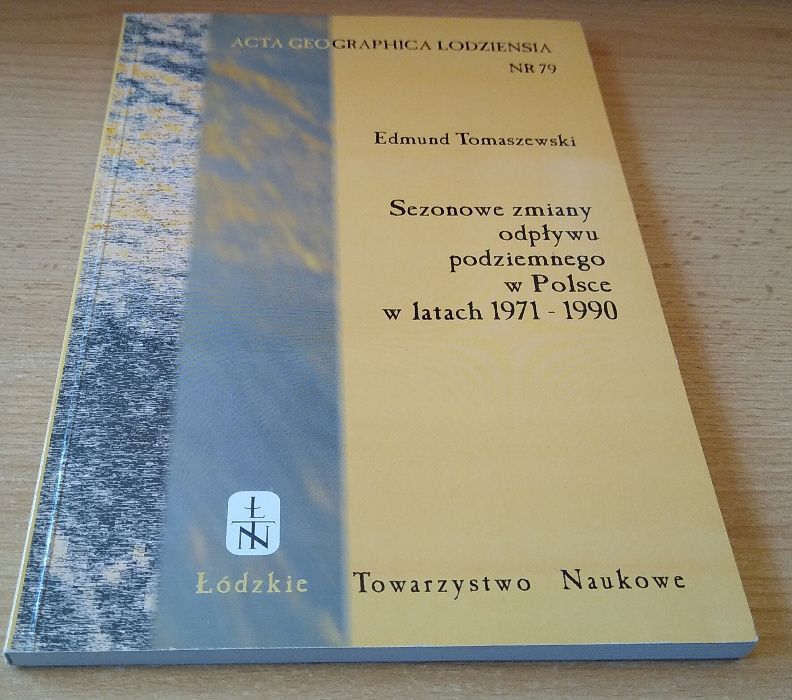 Sezonowe zmiany odpływu podziemnego w Polsce w latach 1971-:1990