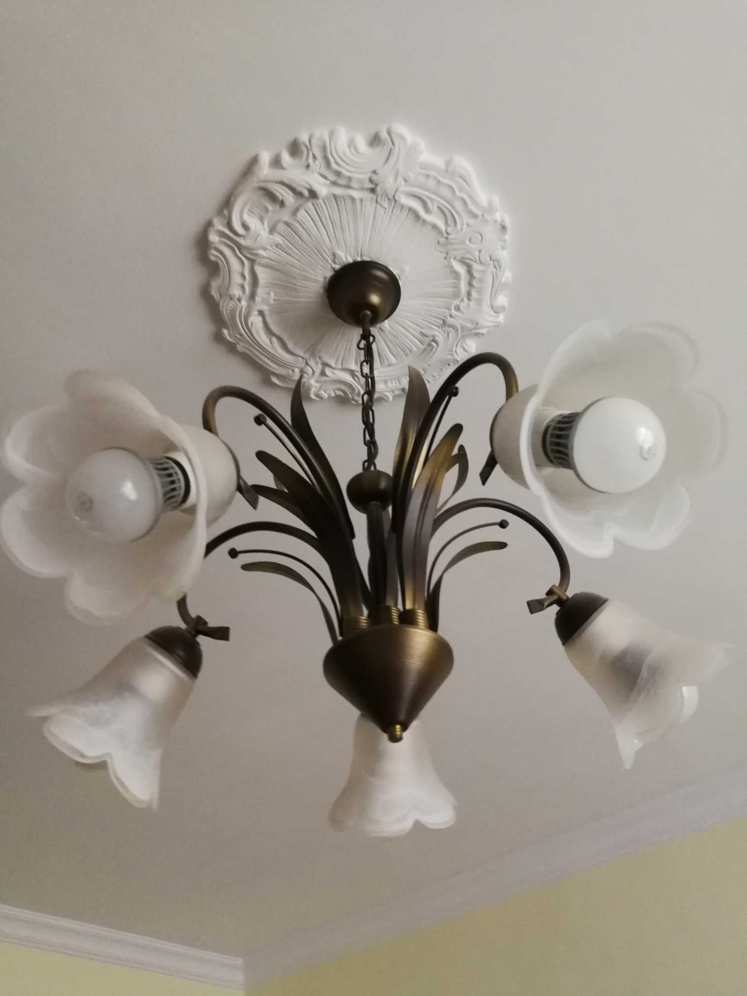 Stylowy żyrandol do salonu