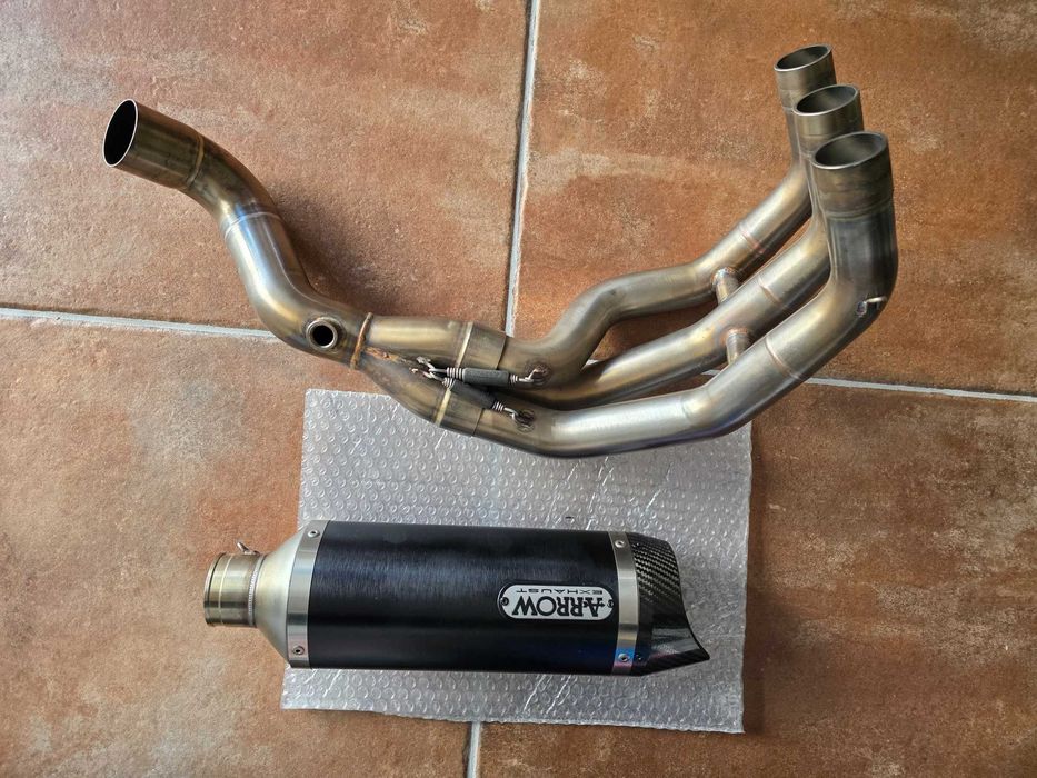 Linha de escape completa ARROW - TRACER 900/900GT ano 2018 a 2020