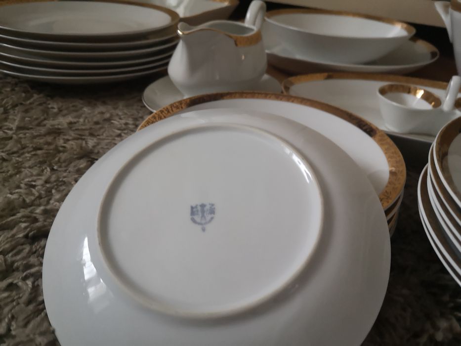 Serwis obiadowy Czechoslovakia M Z sygnowany na 6 osób