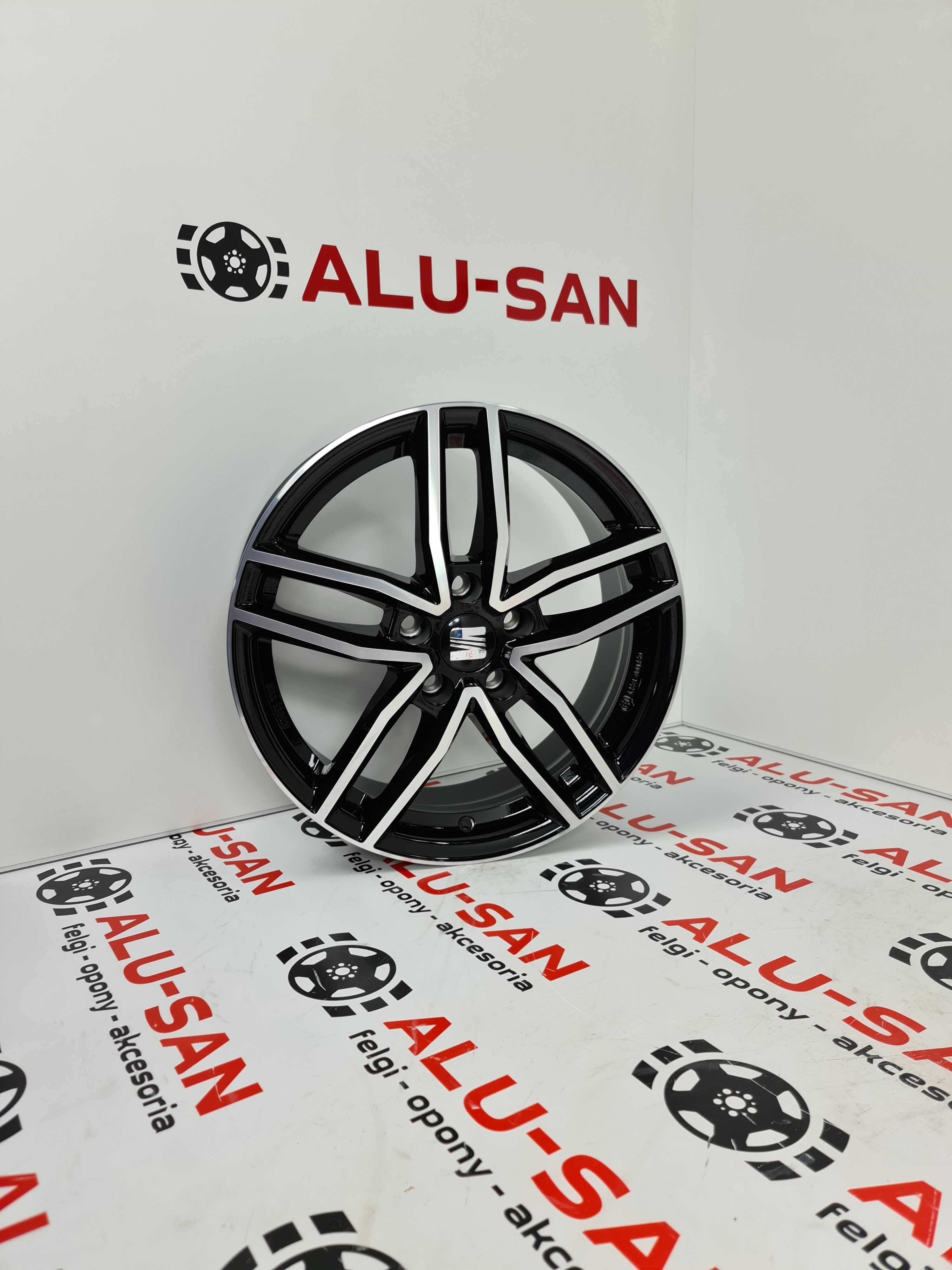 Nowe Alufelgi SEAT 17" 5x112 Altea XL ATECA LEON 2 3 4 Czarne