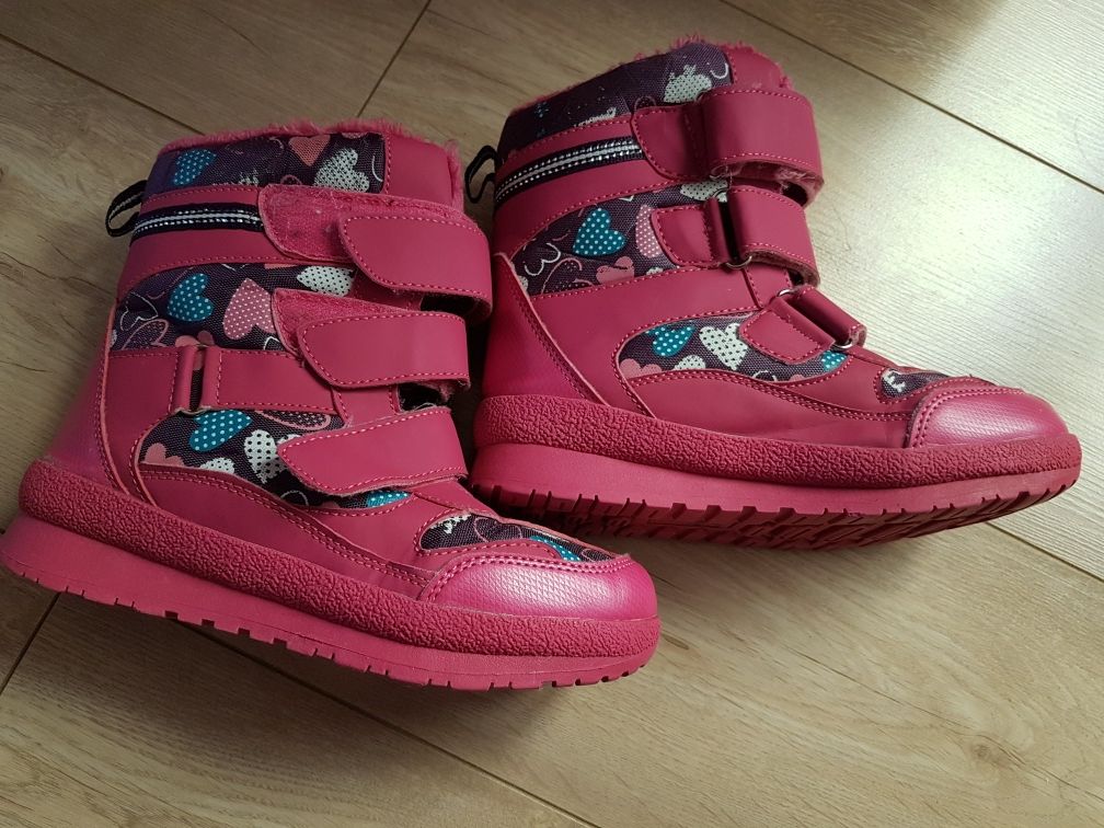 Buty zimowe dziewczęce  rozm 36