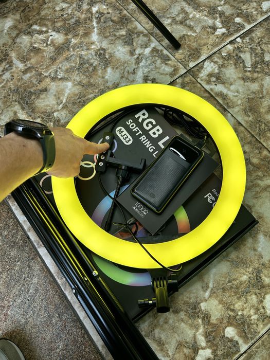 Кольцевая лампа RGB MJ33 для Тик Тока. Оригинал 100%