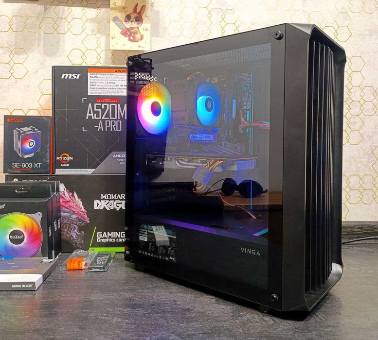 Ігровий ПК Ryzen 5 5600 RX 5700 XT 8GB 6|12 ядер 32 DDR4 M.2 512 AM4