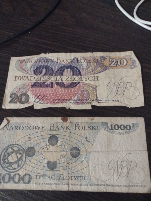 Banknoty stare Polskie