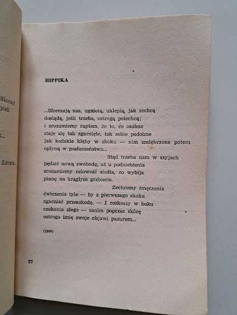 Bryll. Poezje wybrane. 1970. Seria „Pegaz”.