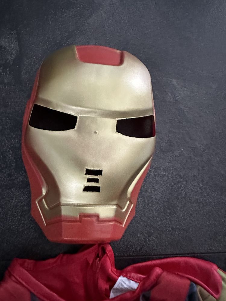 Iron Man 134 cm nowy strój z mięśniami i maską Transformers