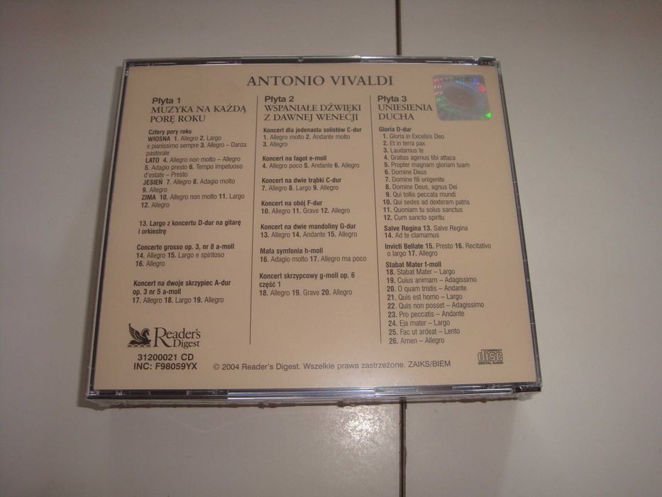Perły muzyki klasycznej - Antonio Vivaldi CD