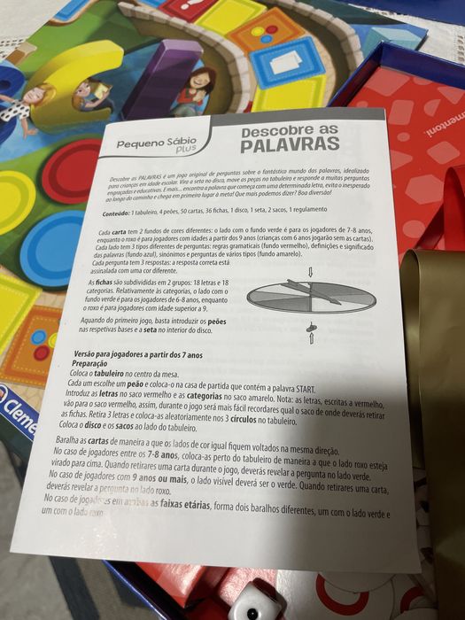 Jogo Descobre as palavras - Clementoni