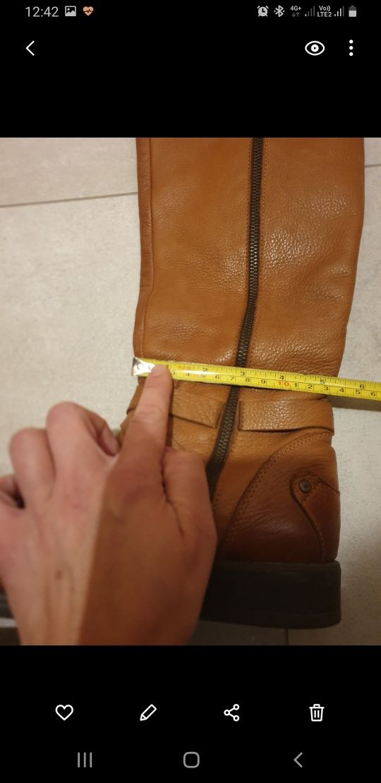 Kozaki skórzane Badura r 39