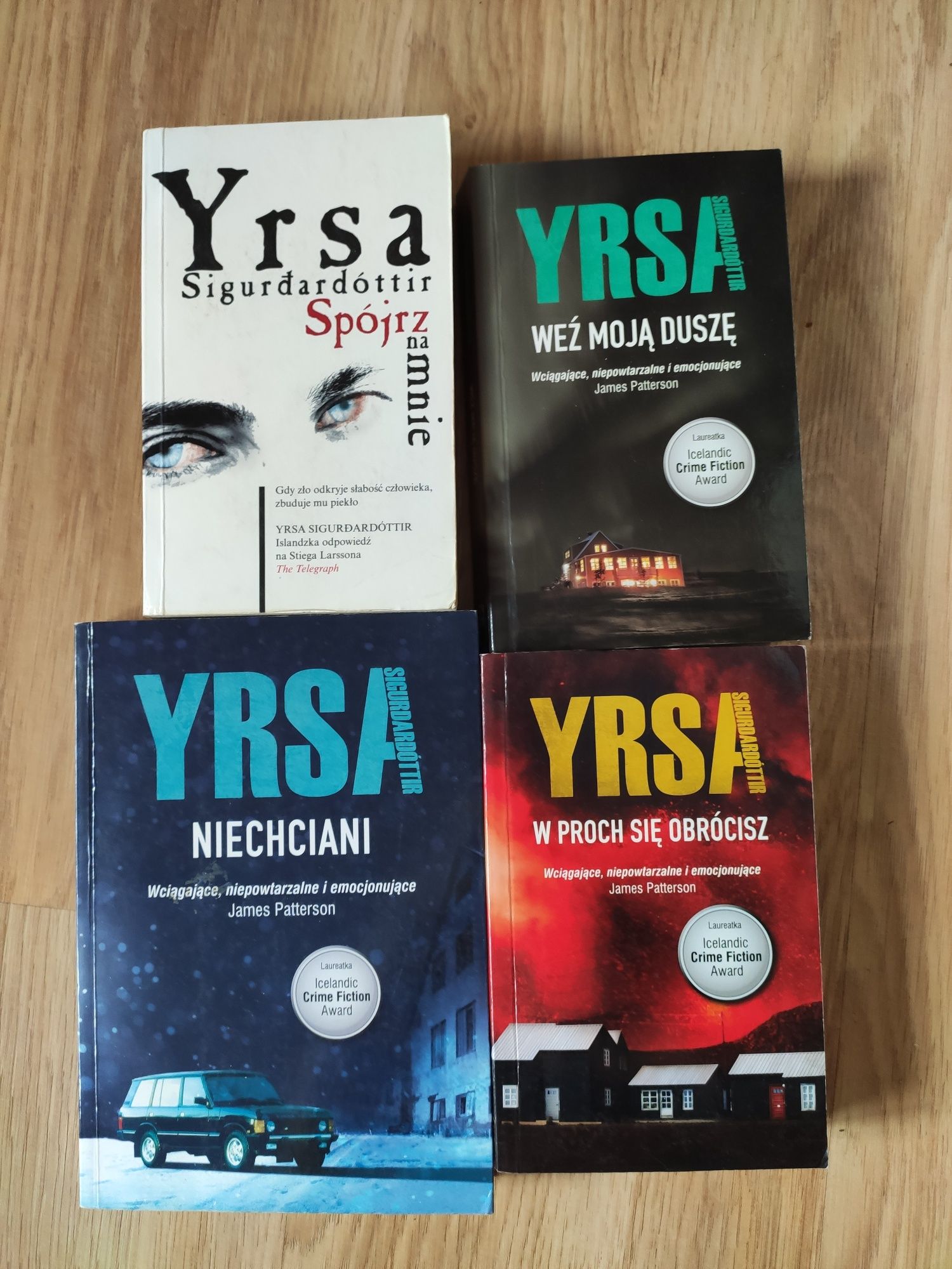Yrsa Sigurdardottir x 4 kryminały