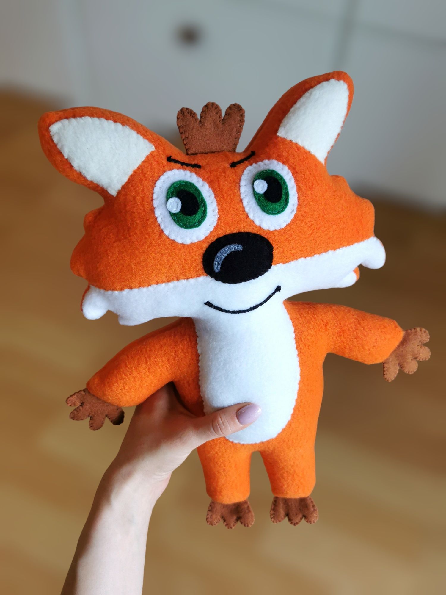 Lisek łakomczuszek maskotka 35 cm