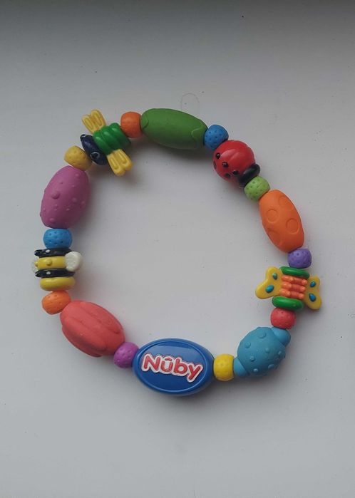 Успокаивающий прорезыватель Nuby Bug-a-Loop Teether 3 +