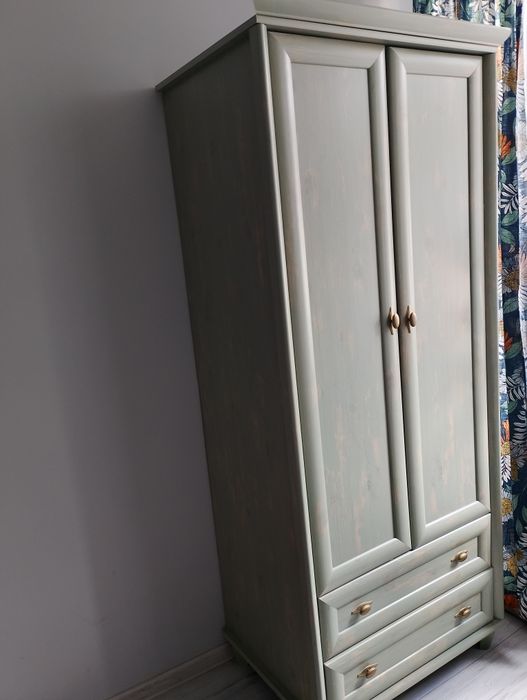 Zestaw mebli do salonu Zielone Black Red White Retro