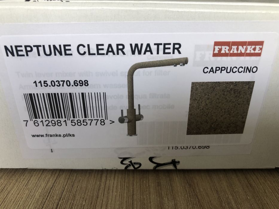 Bateria zlewozmywakowa NEPTUNE CLEAR WATER 115.0370.698