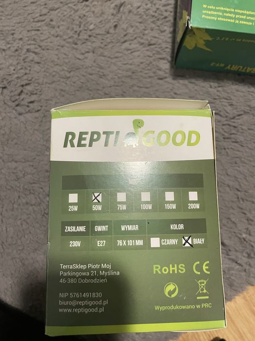 Ceramiczny emiter ciepła reptigood