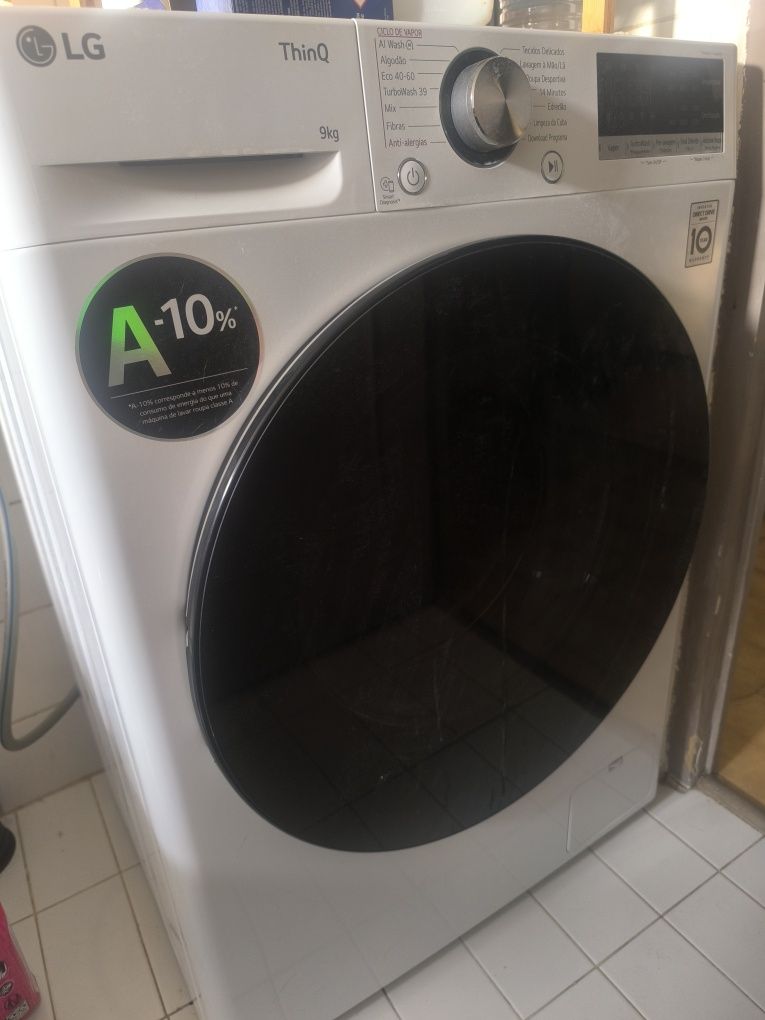 Máquina de lavar roupa LG ThinkQ 1200 rpm