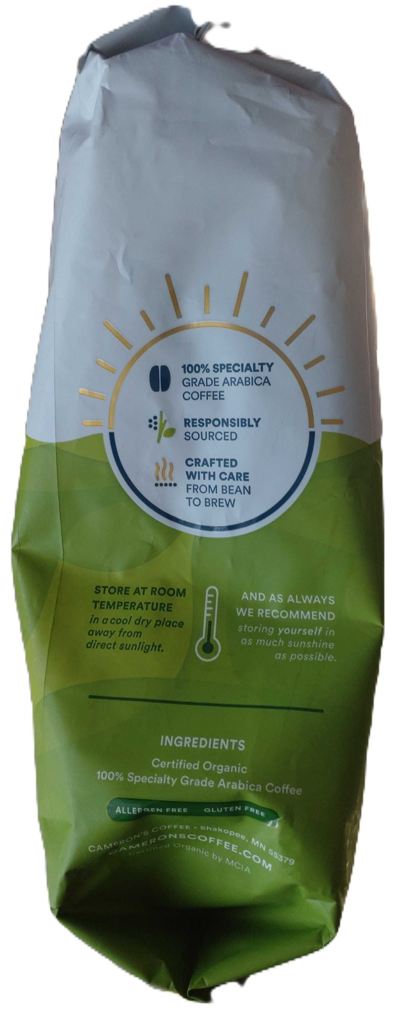 Kawa ziarnista CAMERON'S Organic Velvet Moon 907g *Arabica 100% *z USA