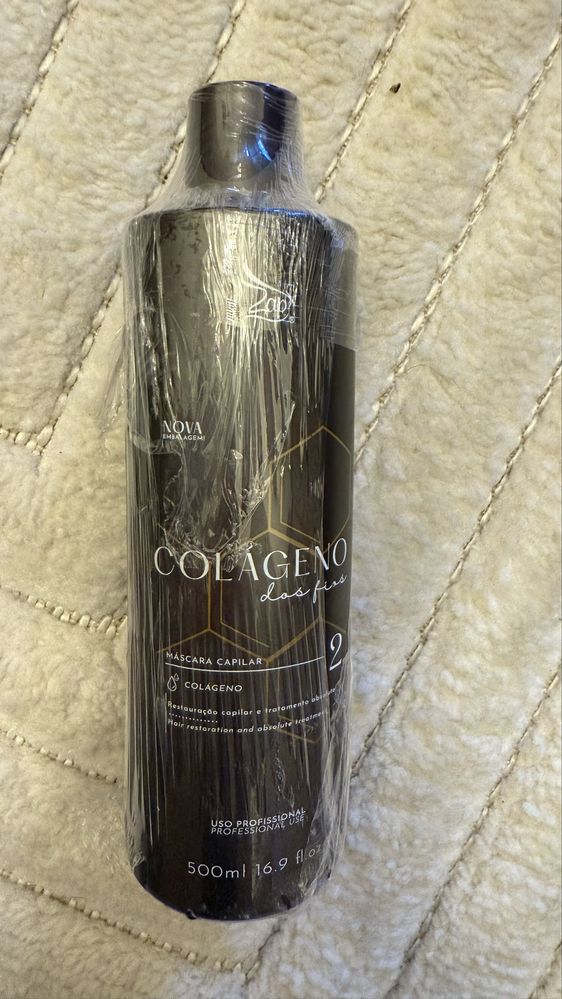 Zap Cosméticos Máscara Capilar Colágeno Dos Fios - 500ml