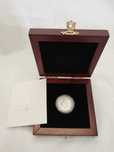 medalha prata em estojo madeira Princesa Diana