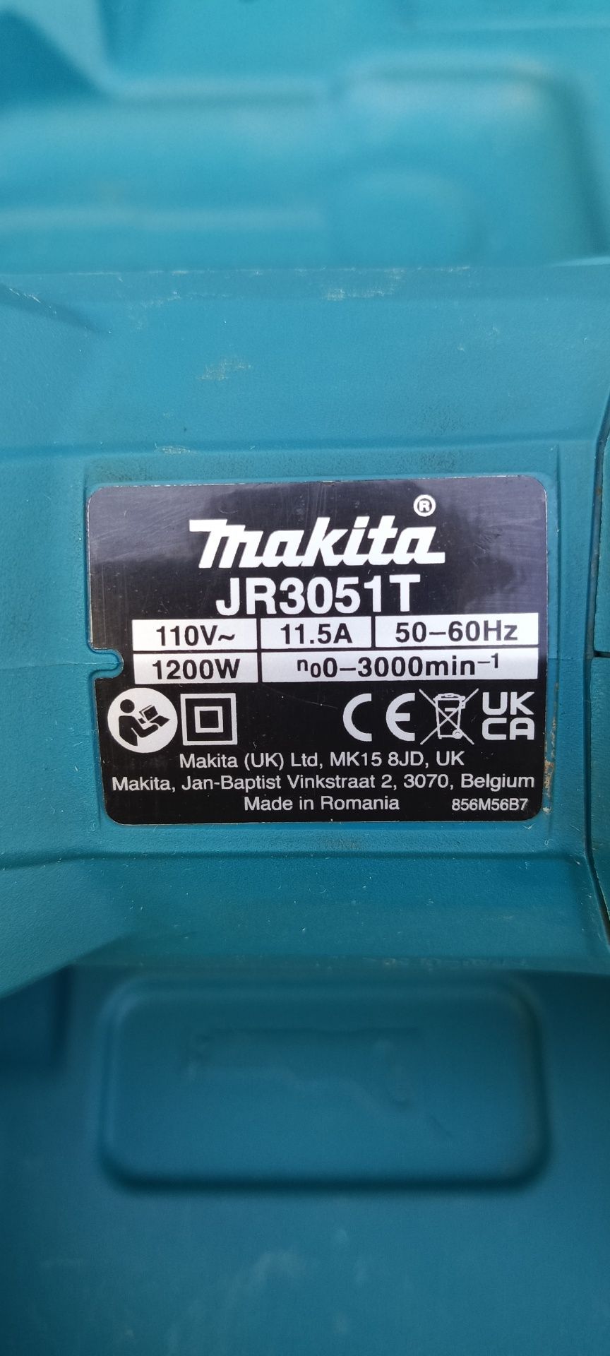 Piła szablasta lisica Makita JR3051T. Na 110v!!!