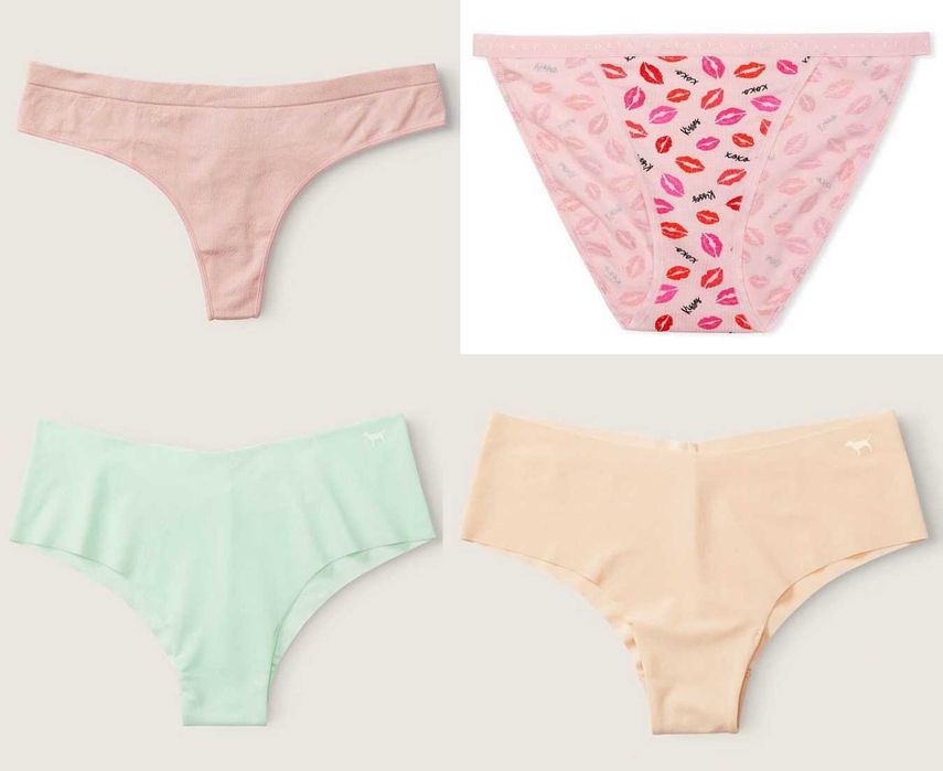 Трусики Victorias Secret Pink Вікторія Сікрет Виктория Сикрет S